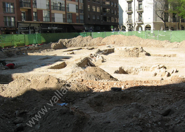 Valladolid - Plaza de San Miguel 003 2009 excavaciones