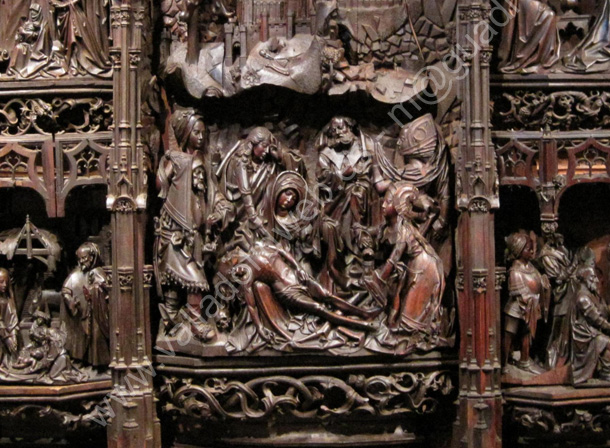 007 Valladolid - Museo N. Colegio San Gregorio - Anonimo flamenco. Retablo de la vida de la Virgen. 1515 - 1520