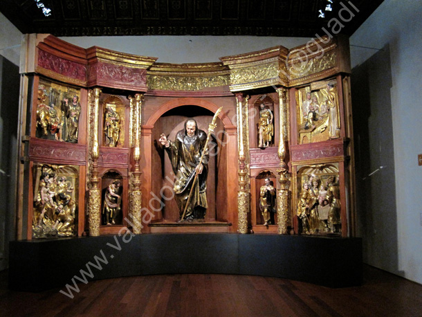 013 Valladolid - Museo N. Colegio San Gregorio - Alonso Berruguete. Retablo de San Benito el Real