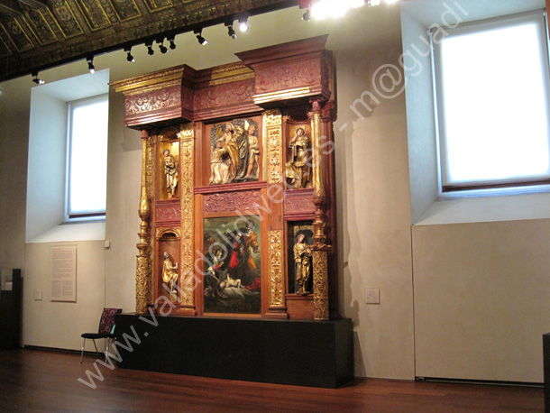 016 Valladolid - Museo N. Colegio San Gregorio - Alonso Berruguete. Retablo de San Benito el Real