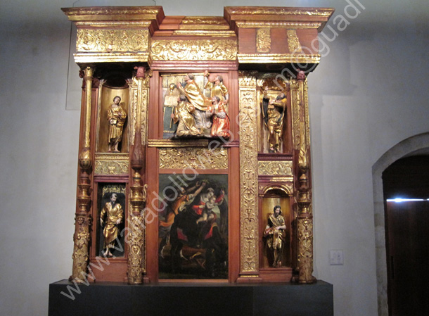 023 Valladolid - Museo N. Colegio San Gregorio - Alonso Berruguete. Retablo de San Benito el Real