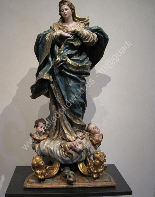 155 Valladolid - Museo N. Colegio San Gregorio - Virgen Inmacula - 1715 - Pedro de Sierra