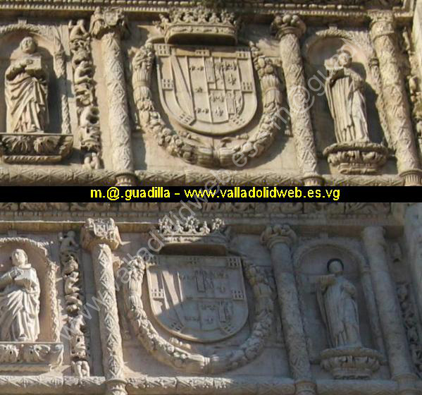 Valladolid - Iglesia de San Pablo - Antes y despues 009
