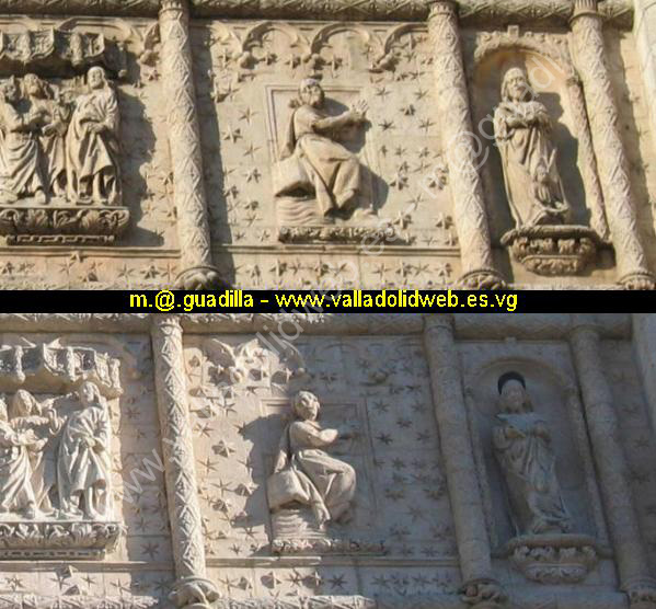 Valladolid - Iglesia de San Pablo - Antes y despues 010