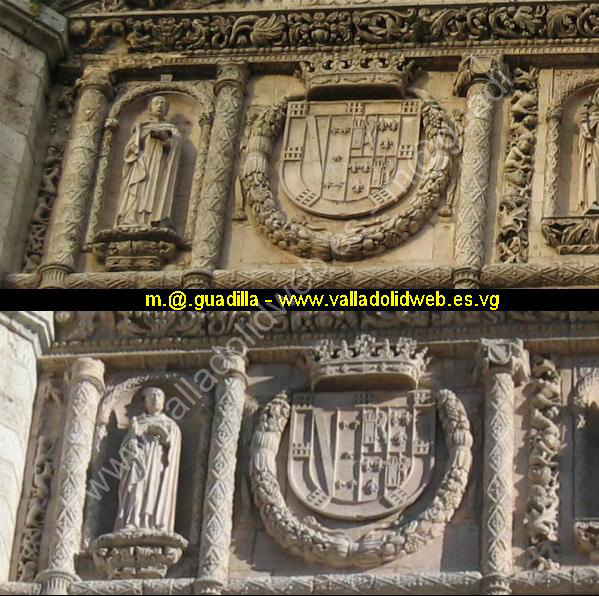 Valladolid - Iglesia de San Pablo - Antes y despues 012