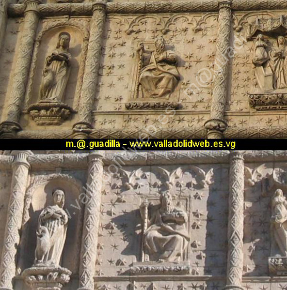 Valladolid - Iglesia de San Pablo - Antes y despues 013