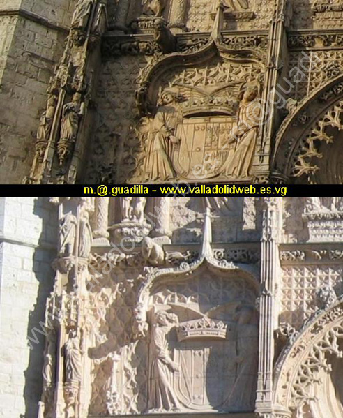 Valladolid - Iglesia de San Pablo - Antes y despues 014