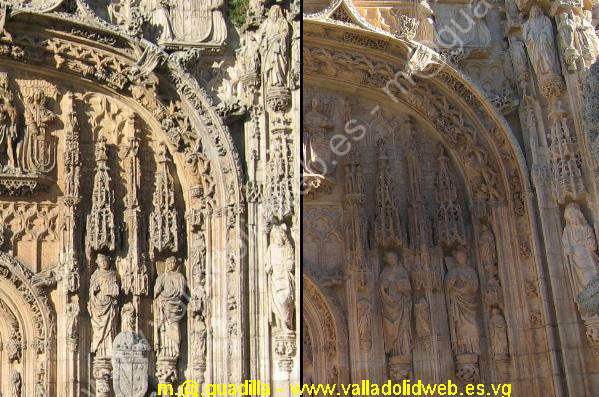 Valladolid - Iglesia de San Pablo - Antes y despues 020