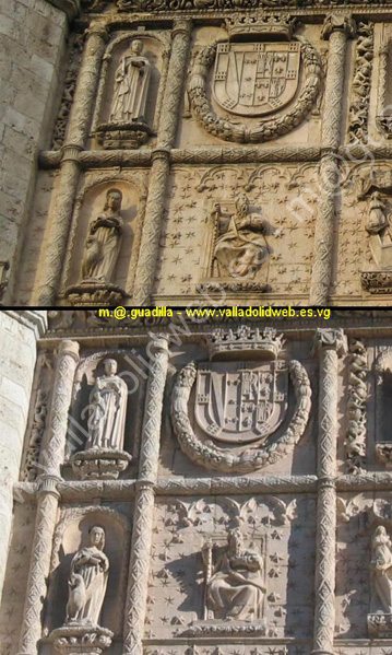 Valladolid - Iglesia de San Pablo - Antes y despues 021