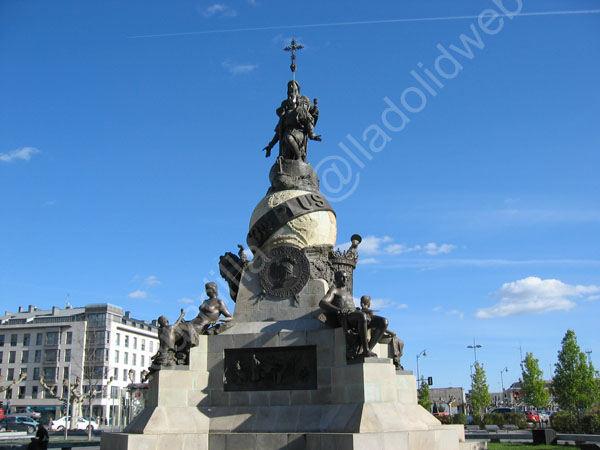 Valladolid - Monumento a Colon de Antonio Susillo 1905 005 - Plaza Colon 2008