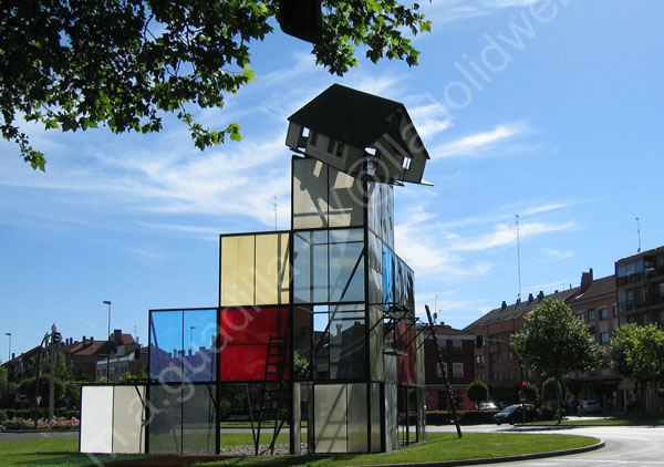 Valladolid - Escenario para una película de Dennis Oppenheim 1998 Paseo de Zorrilla 032 2008