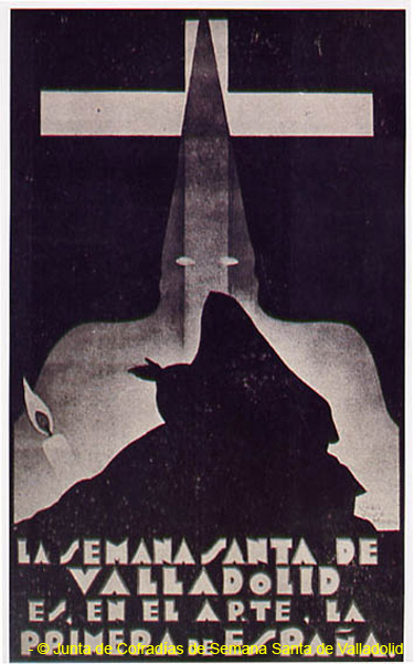 Semana Santa de Valladolid cartel de la JCSSVA 1926