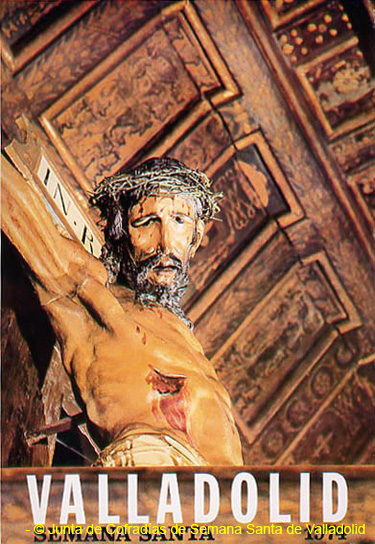 Semana Santa de Valladolid cartel de la JCSSVA 1974