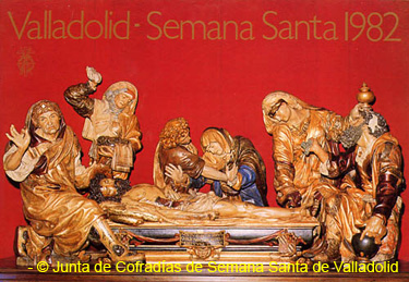 Semana Santa de Valladolid cartel de la JCSSVA 1982