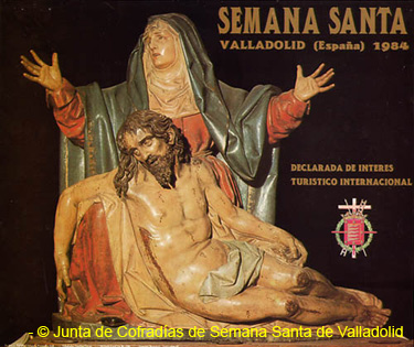 Semana Santa de Valladolid cartel de la JCSSVA 1984